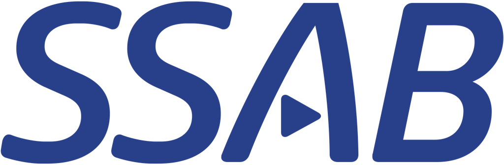 SSAB logotype, transparent .png, medium, large