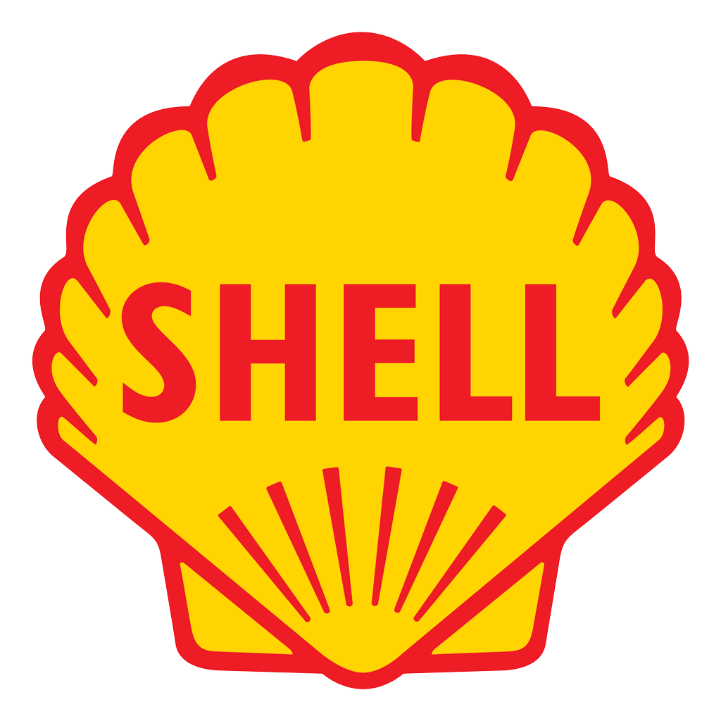 Shell red logotype, transparent .png, medium, large