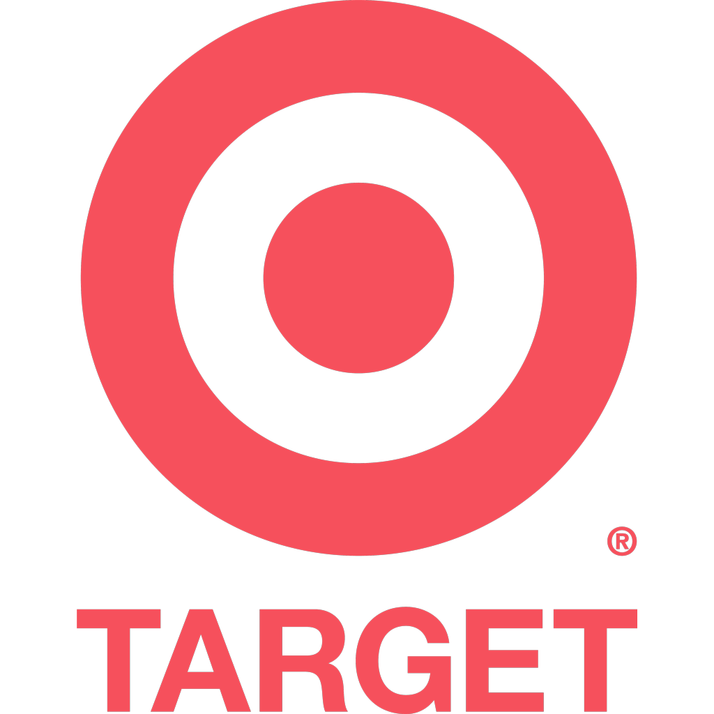 Target red logotype, transparent .png, medium, large