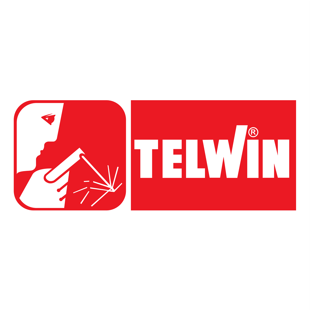 Telwin logotype, transparent .png, medium, large