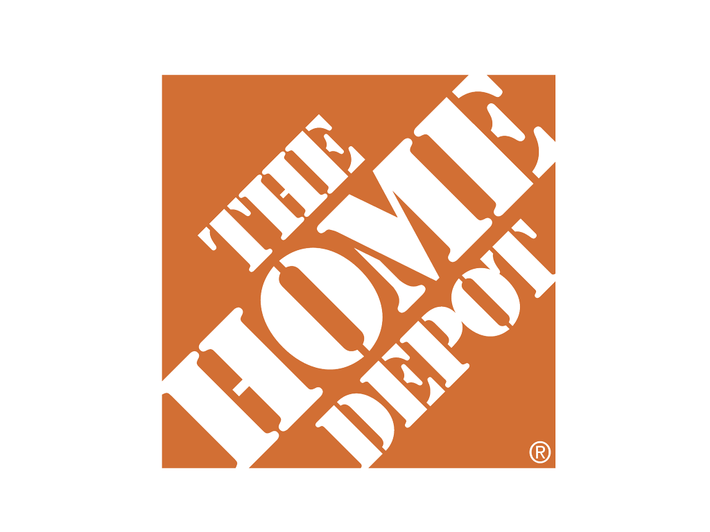 The Home Depot logotype, transparent .png, medium, large