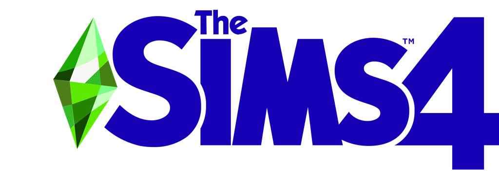 The Sims 4 logotype, transparent .png, medium, large