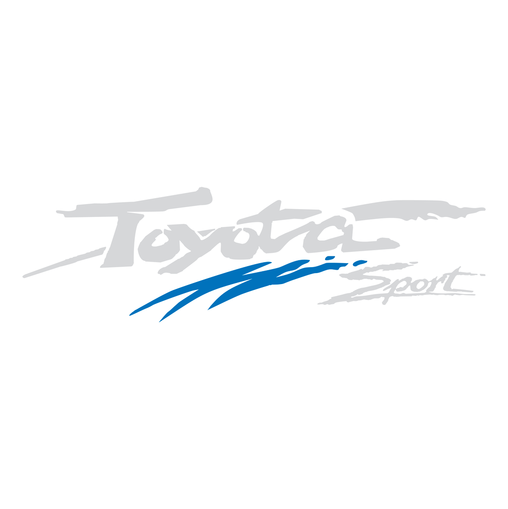 Toyota Sport logotype, transparent .png, medium, large