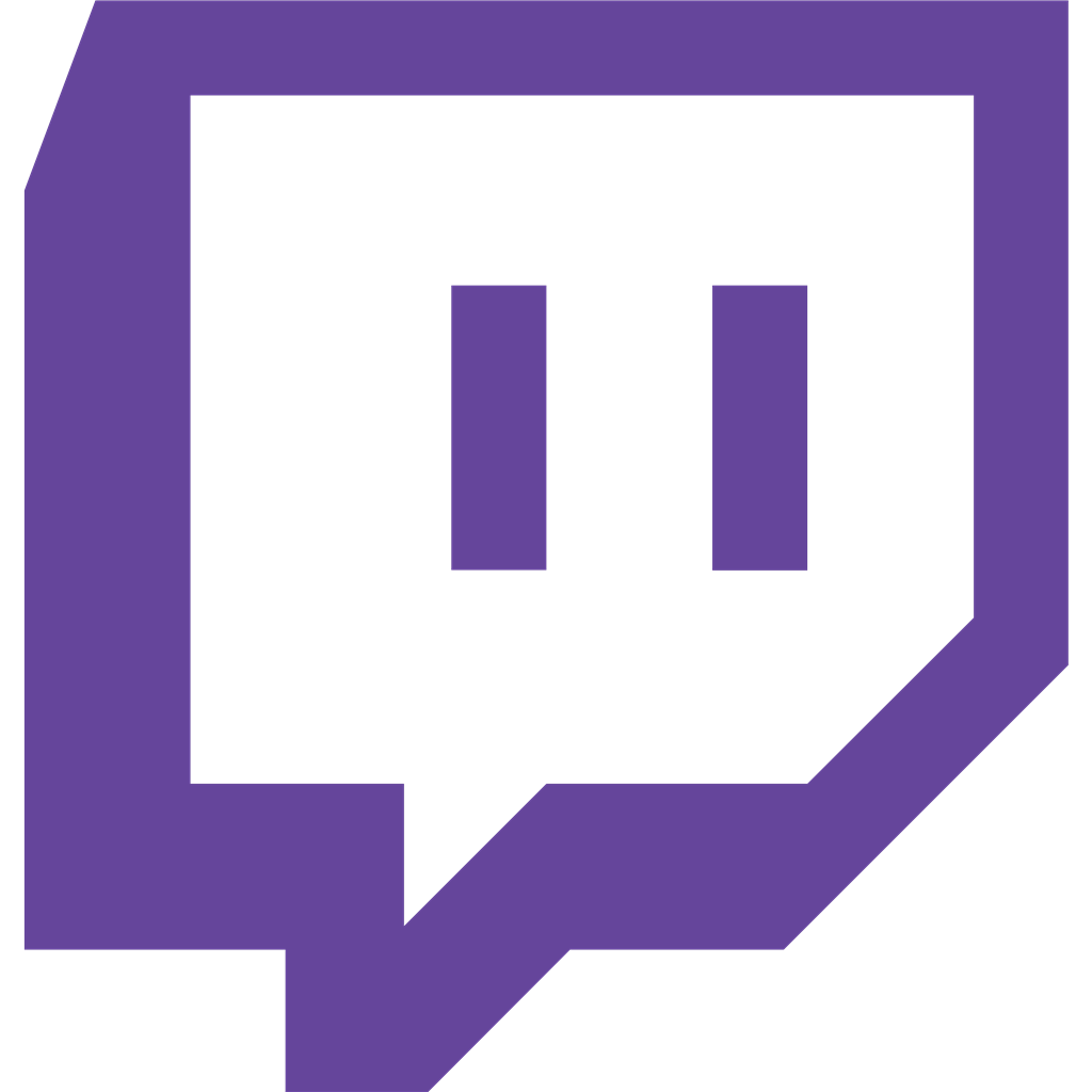 Twitch Purple logotype, transparent .png, medium, large