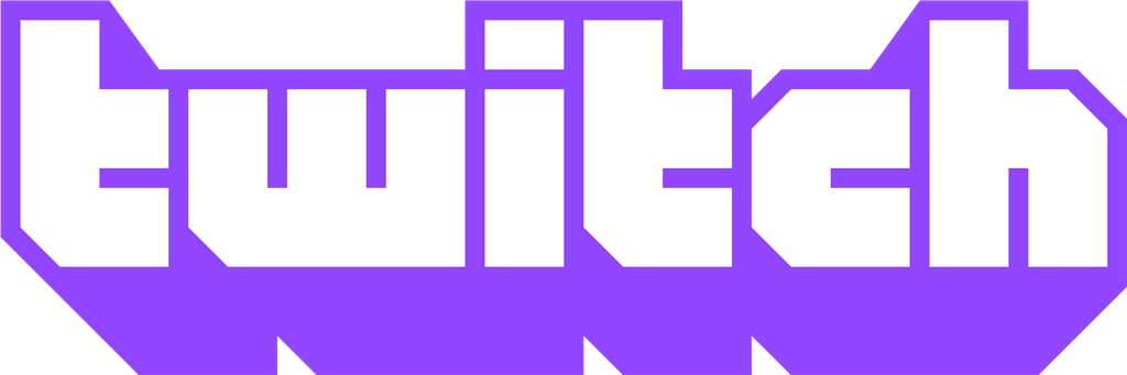Twitch logotype, transparent .png, medium, large