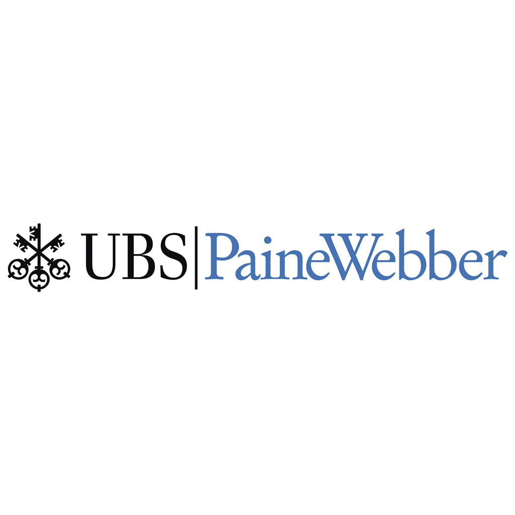 UBS Paine Webber logotype, transparent .png, medium, large