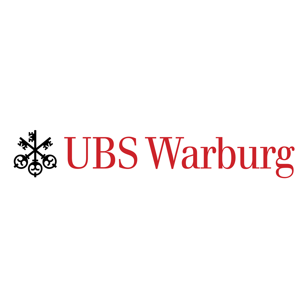 UBS Warburg logotype, transparent .png, medium, large