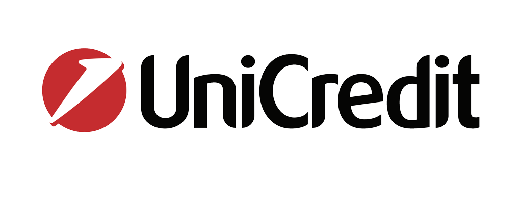 UniCredit logotype, transparent .png, medium, large