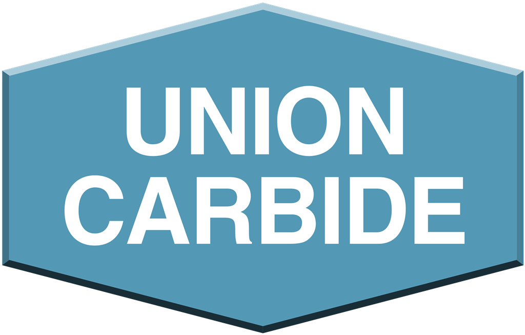 Union Carbide logotype, transparent .png, medium, large