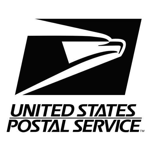 United States Postal Service black logo