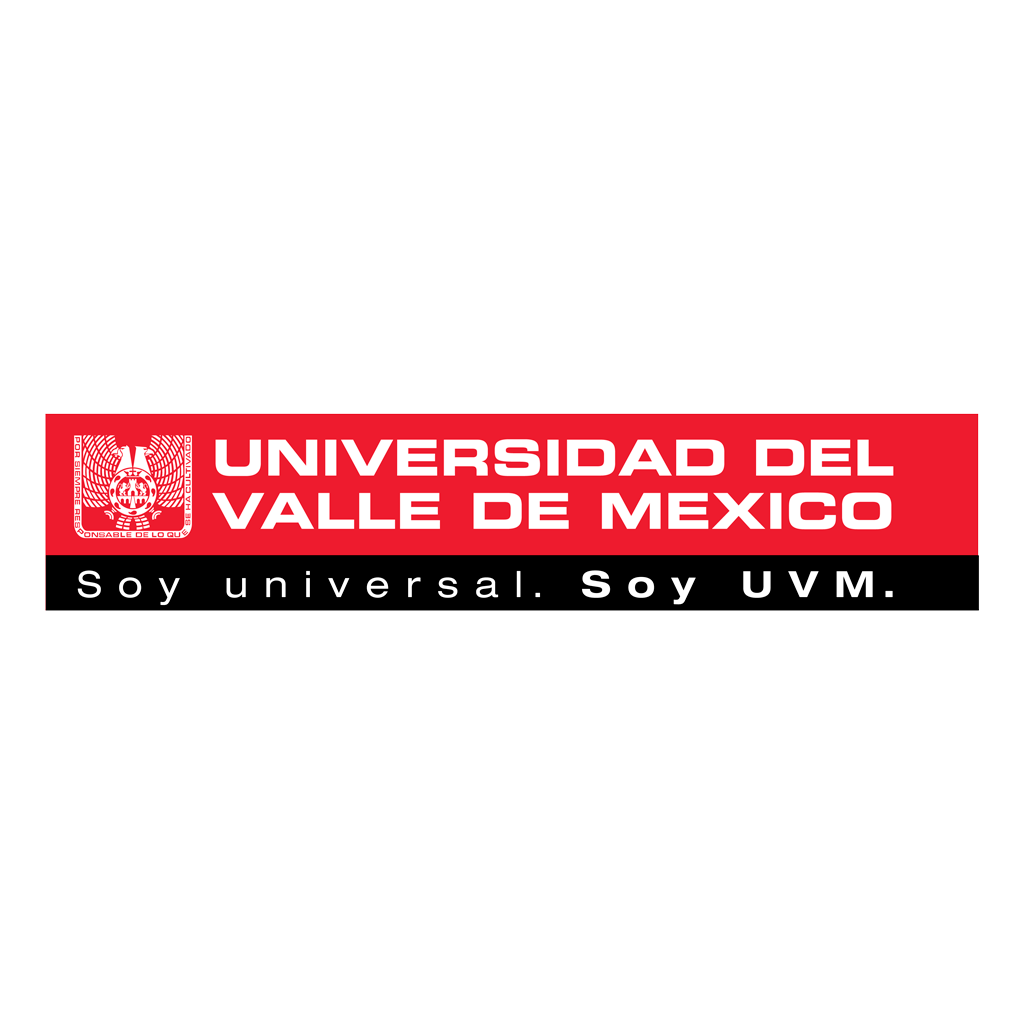 Universidad del Valle de Mexico logotype, transparent .png, medium, large