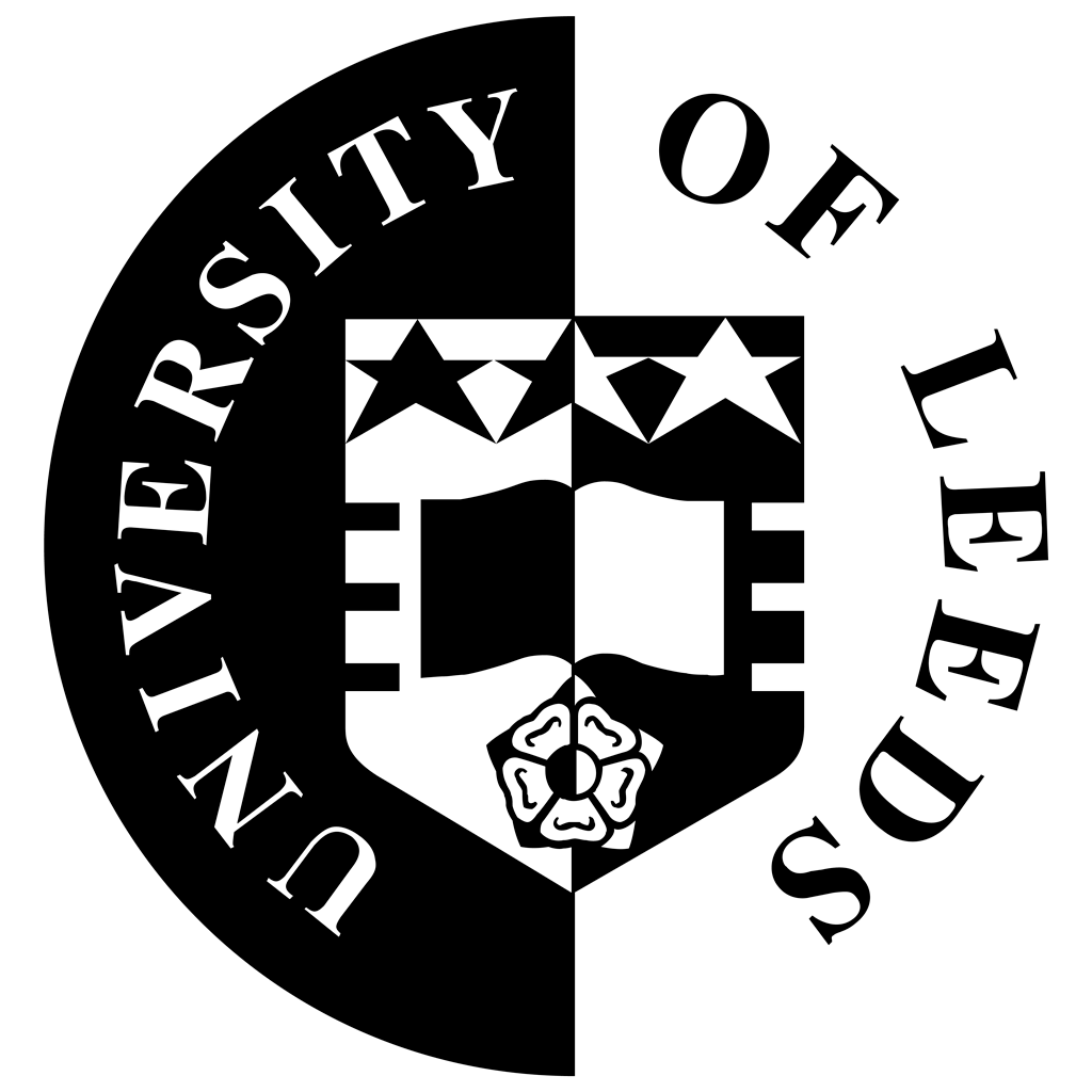 University of Leeds black - logotype, transparent .png, medium, large