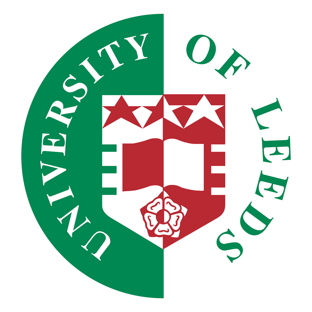 University of Leeds colour logotype, transparent .png, medium, large
