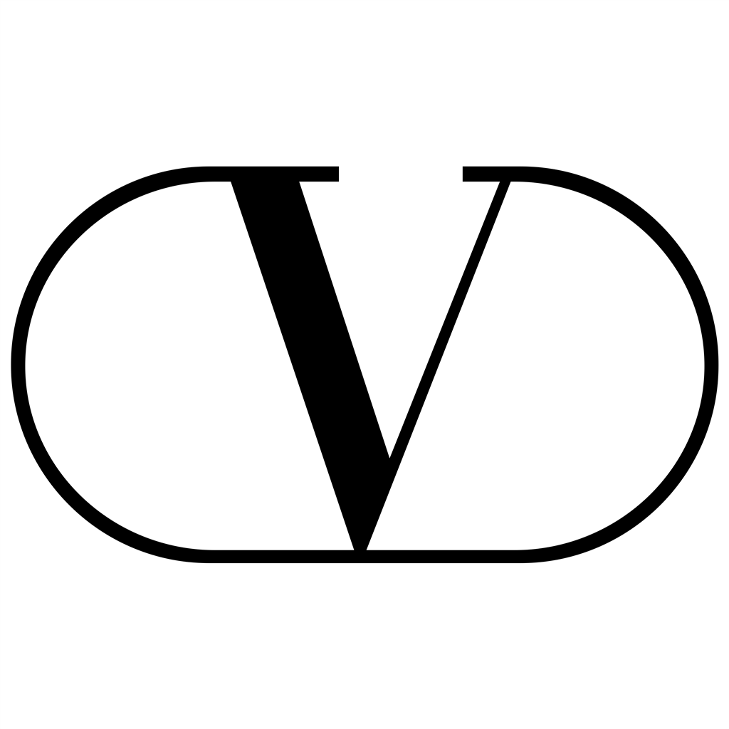 Valentino logotype, transparent .png, medium, large