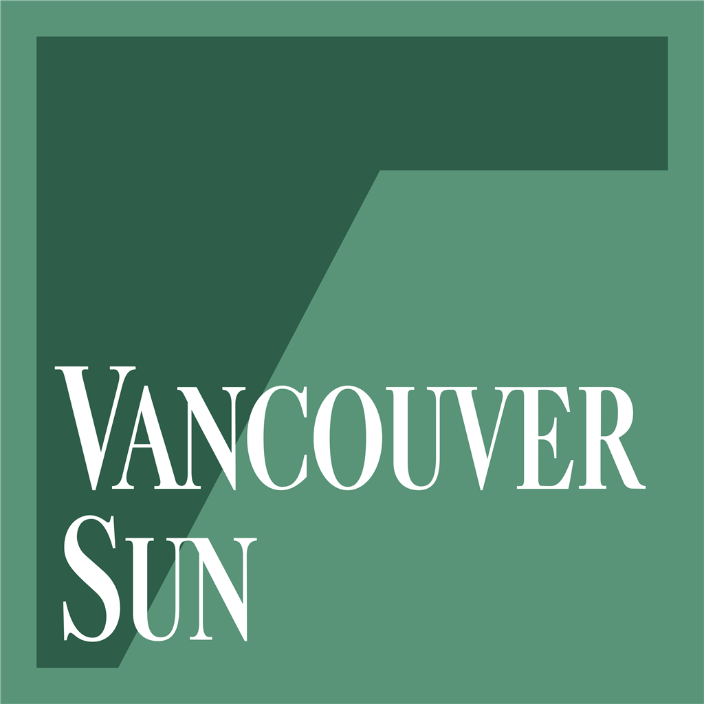 Vancouver Sun logotype, transparent .png, medium, large