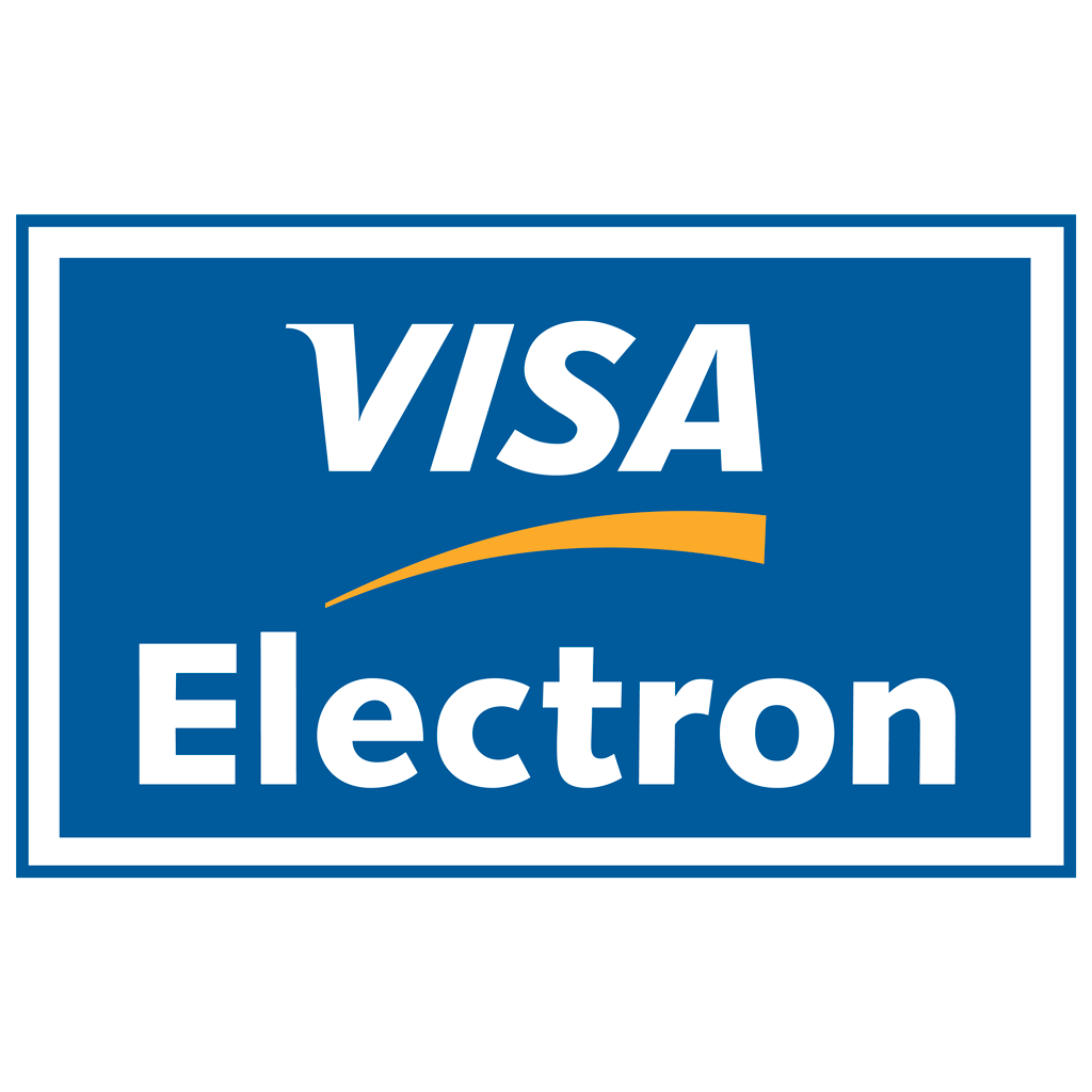 Visa Electron logotype, transparent .png, medium, large