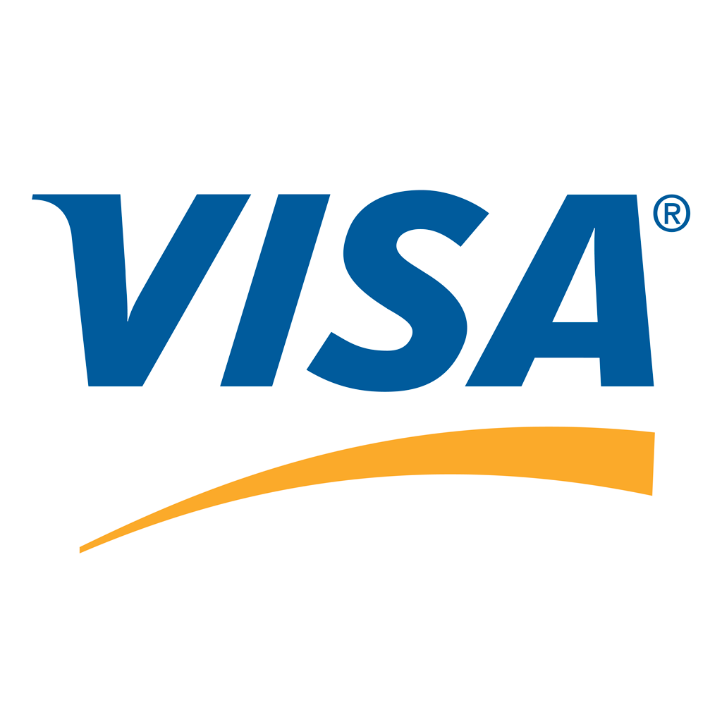 Visa r logotype, transparent .png, medium, large