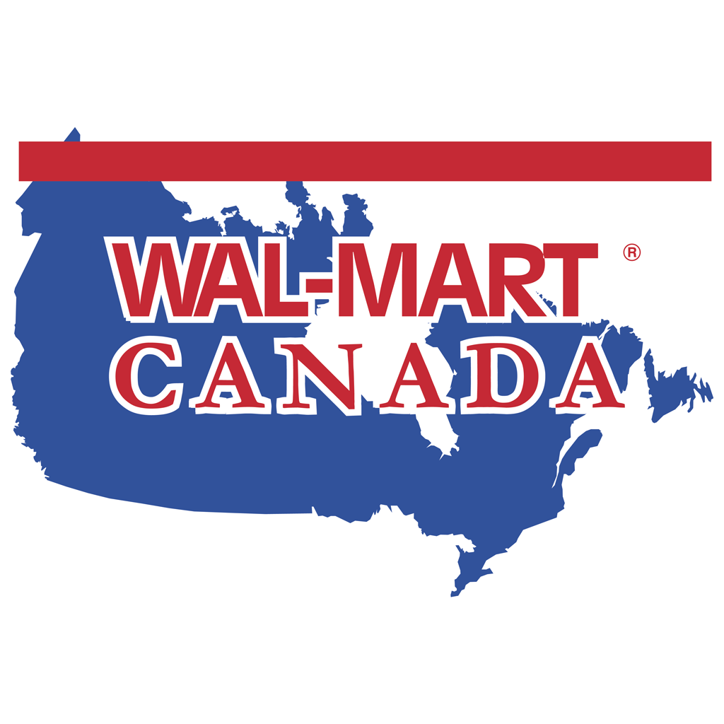 Wal-Mart Canada logotype, transparent .png, medium, large