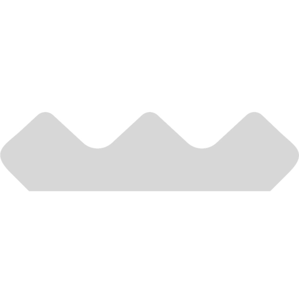 Waves coin icon logotype, transparent .png, medium, large