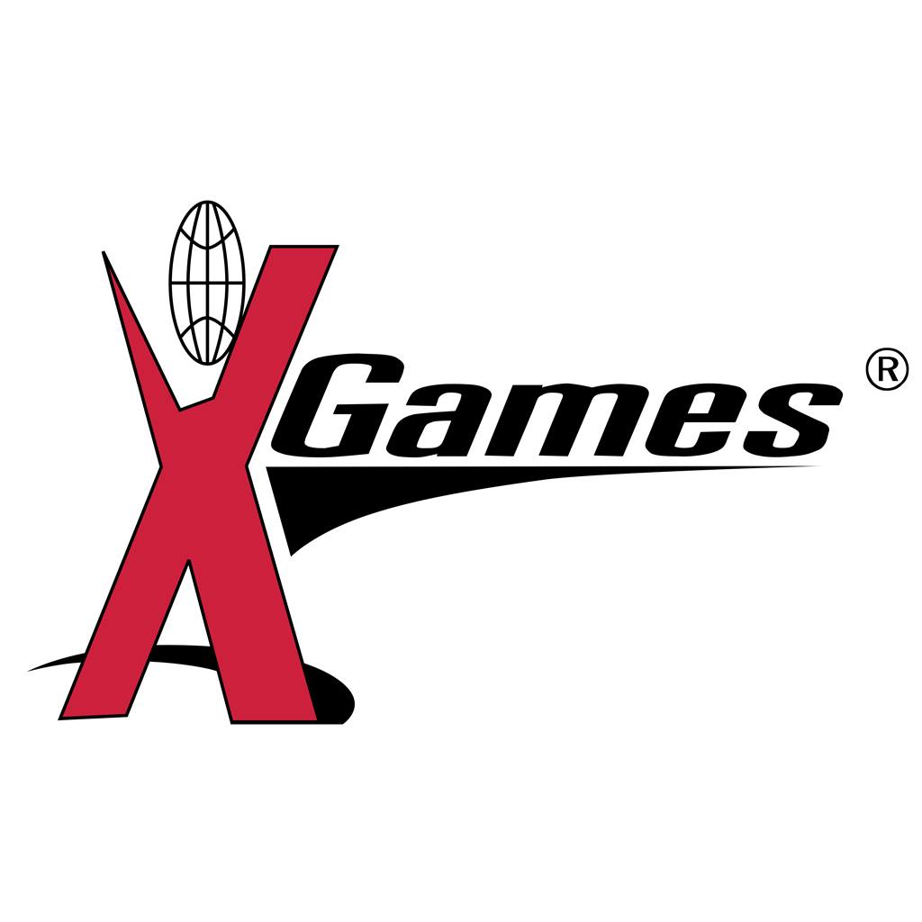 X Games R logotype, transparent .png, medium, large
