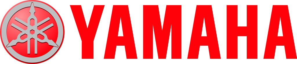 Yamaha Motor Company - text red logotype, transparent .png, medium, large