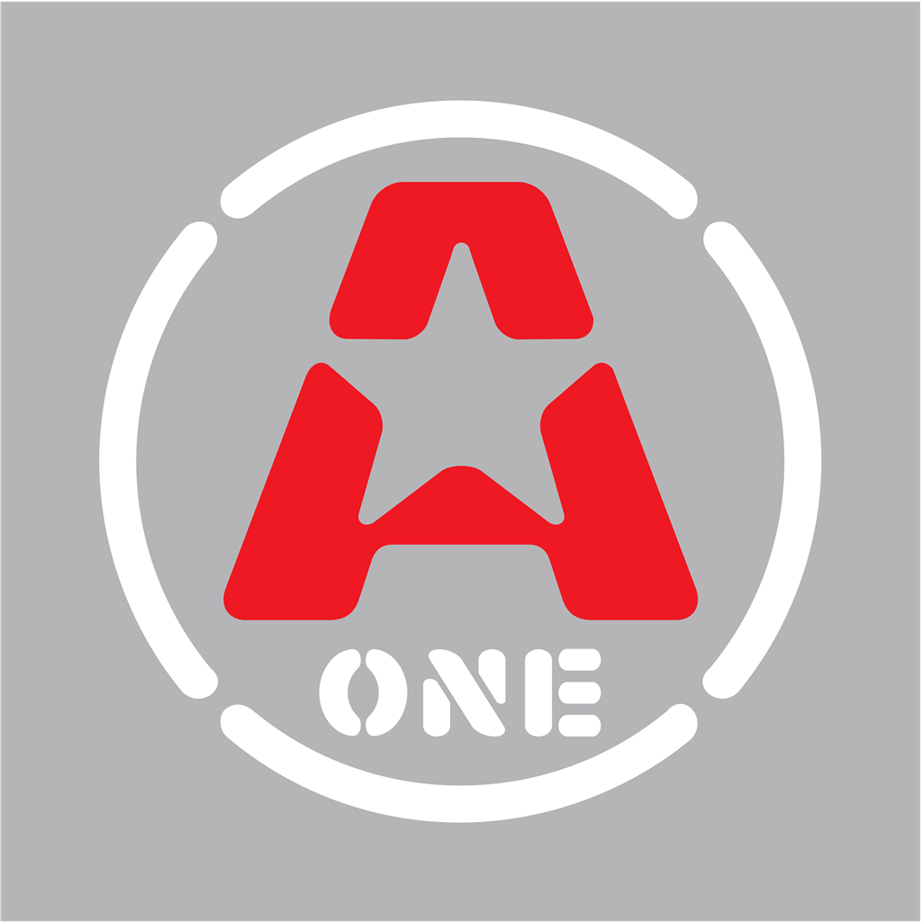 A-ONE logotype, transparent .png, medium, large