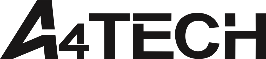 A4Tech logotype, transparent .png, medium, large