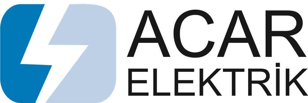Acar Elektrik logotype, transparent .png, medium, large