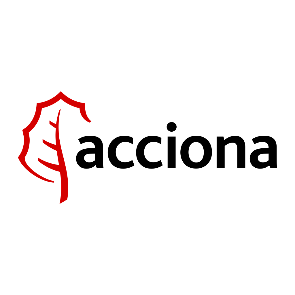 Acciona logotype, transparent .png, medium, large