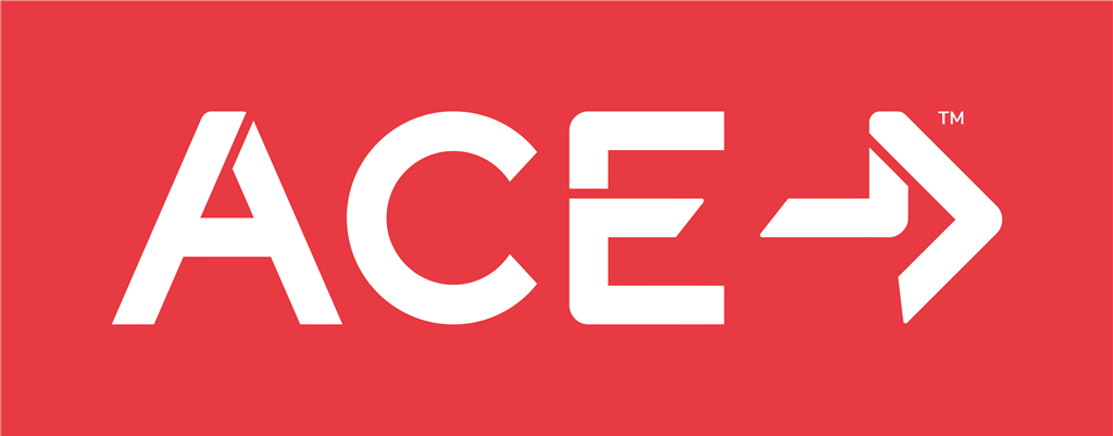 ACE Fitness logotype, transparent .png, medium, large