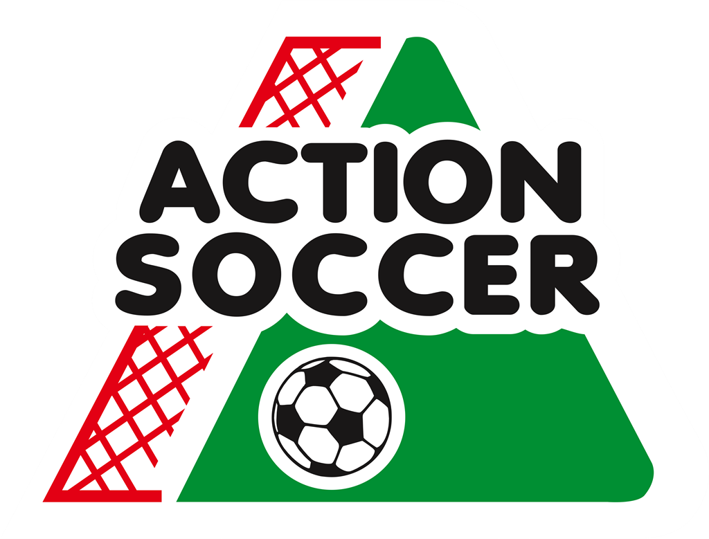 Action Soccer logotype, transparent .png, medium, large