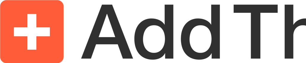 AddThis logotype, transparent .png, medium, large