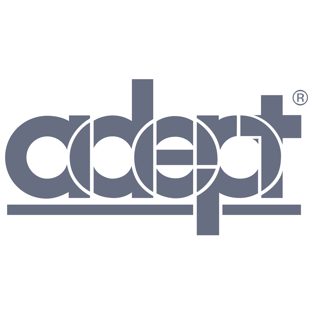 Adept Technology logotype, transparent .png, medium, large