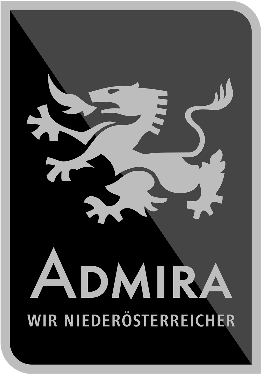 Admira Wacker logotype, transparent .png, medium, large
