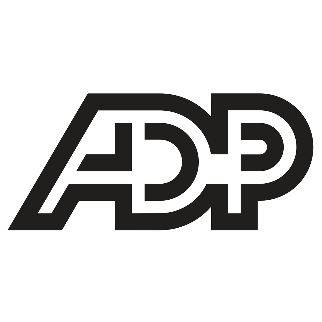 ADP logotype, transparent .png, medium, large