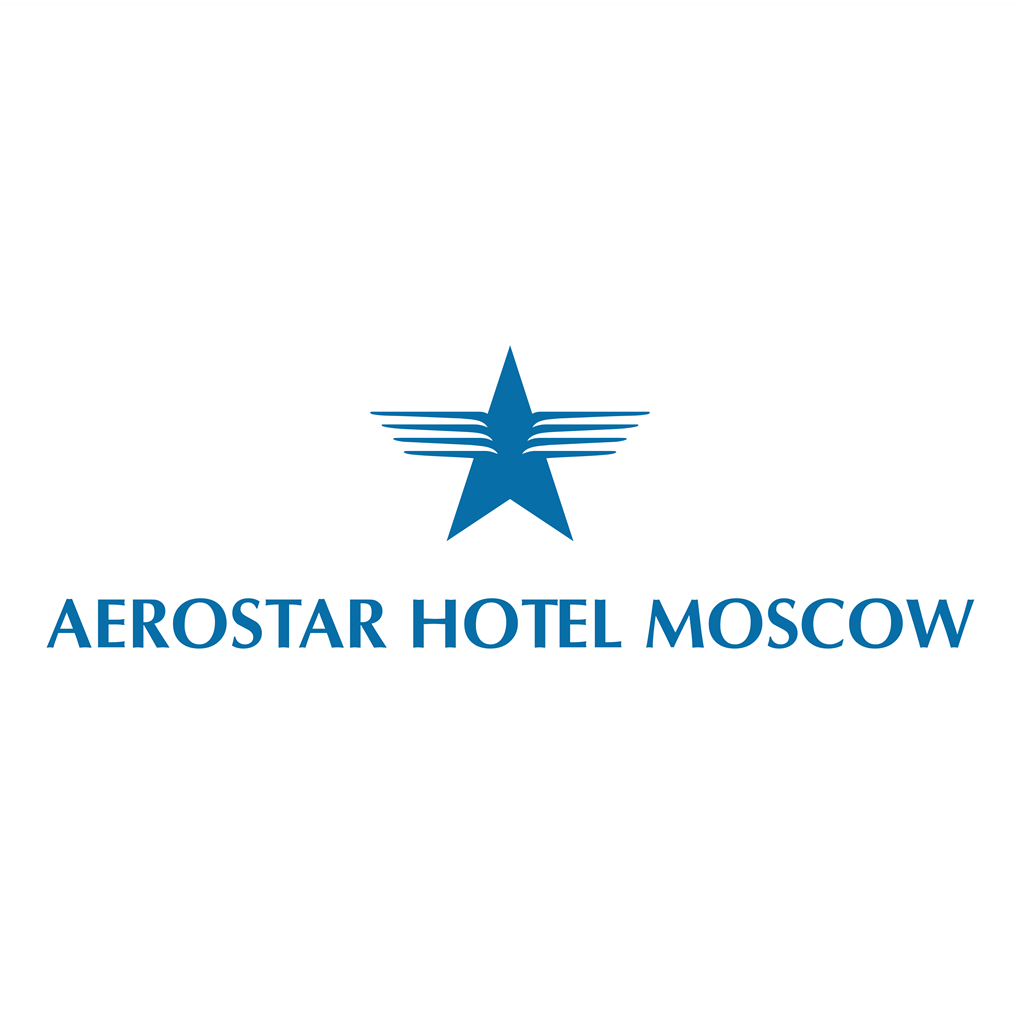 Aerostar Hotel Moscow logotype, transparent .png, medium, large