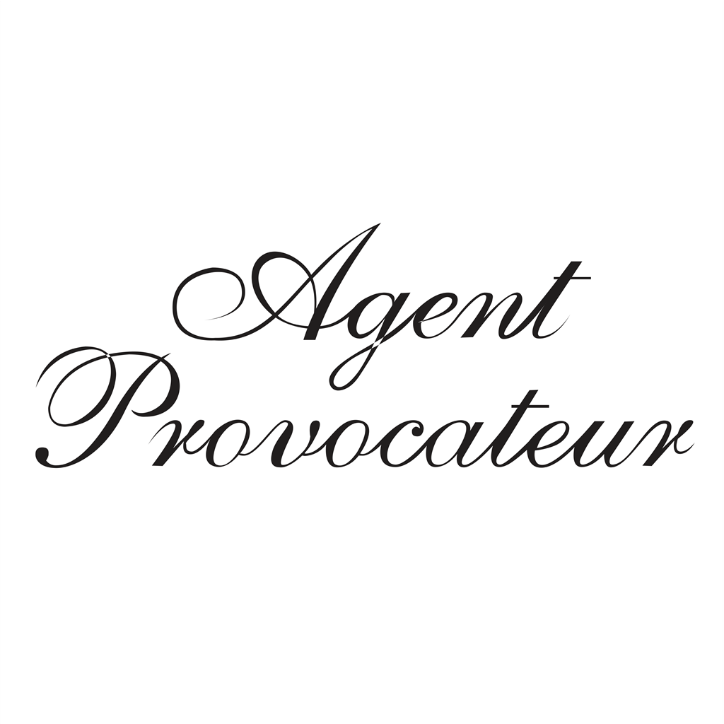 Agent Provocateur logotype, transparent .png, medium, large