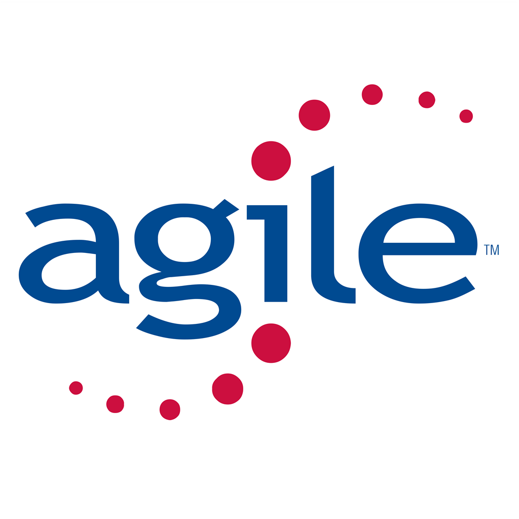Agile Software logotype, transparent .png, medium, large