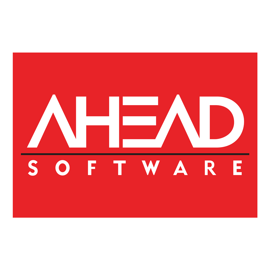 Ahead Software logotype, transparent .png, medium, large