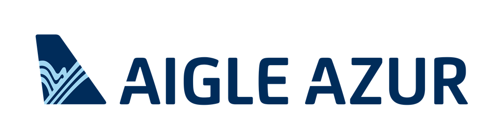 Aigle Azur logotype, transparent .png, medium, large