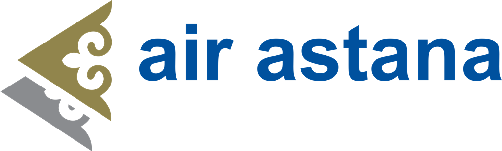 Air Astana logotype, transparent .png, medium, large