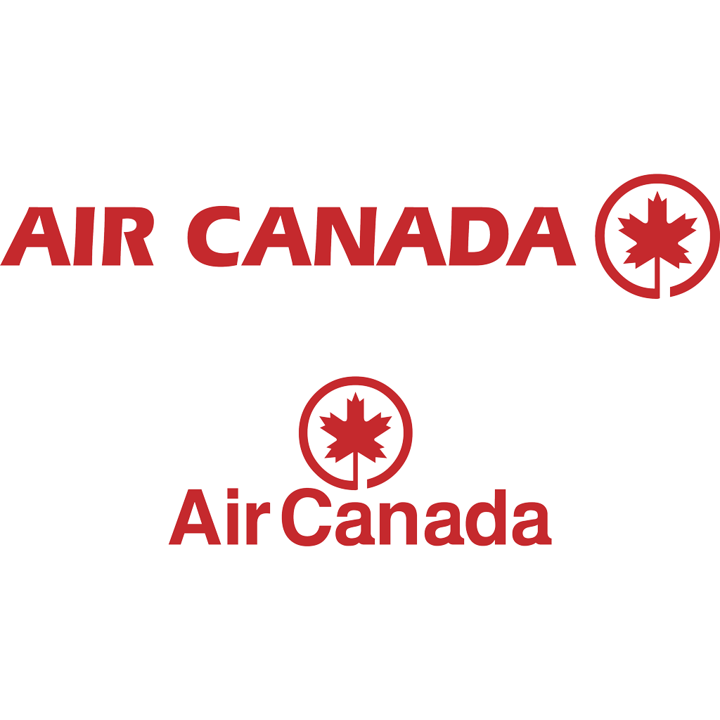 Air Canada logotype, transparent .png, medium, large