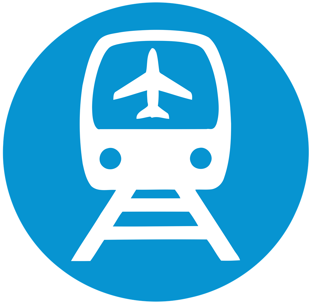 Airport Railroad Express logotype, transparent .png, medium, large