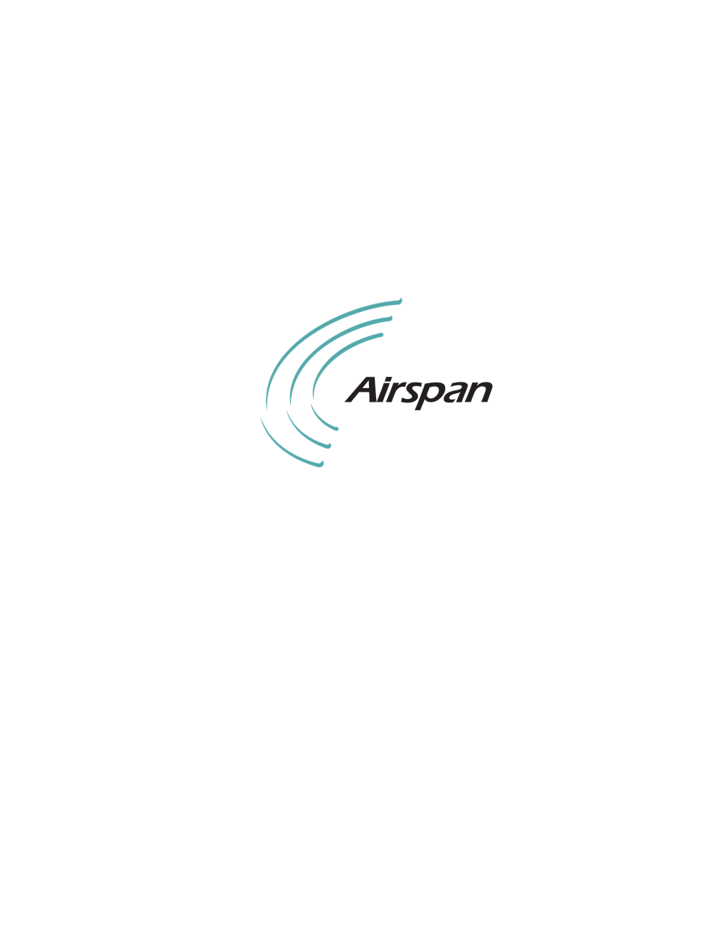Airspan logotype, transparent .png, medium, large