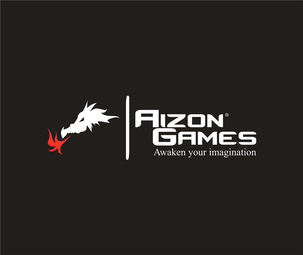 Aizon Games logotype, transparent .png, medium, large