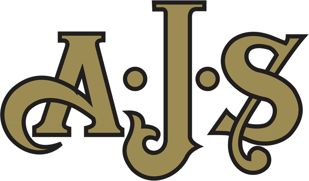 AJS Motorcycles logotype, transparent .png, medium, large