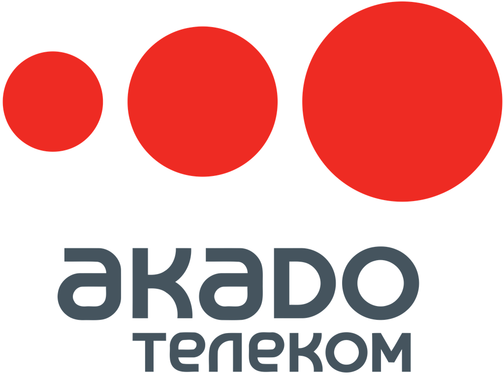 Akado Telecom logotype, transparent .png, medium, large