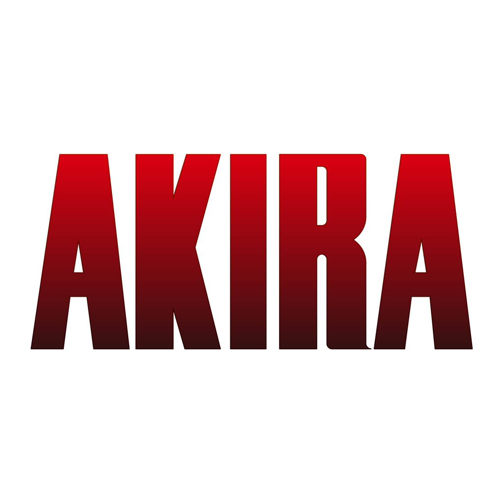Akira logotype, transparent .png, medium, large
