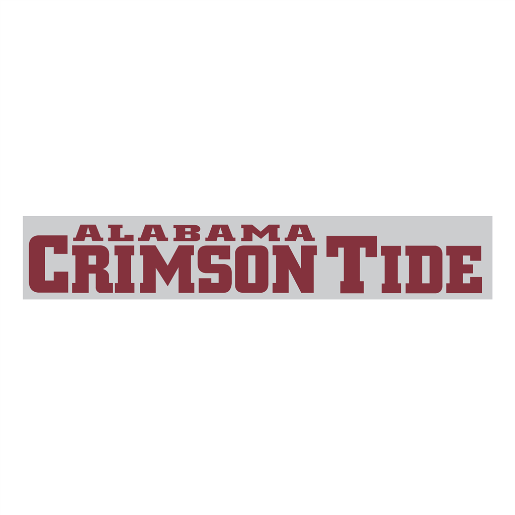 Alabama Crimson Tide logotype, transparent .png, medium, large