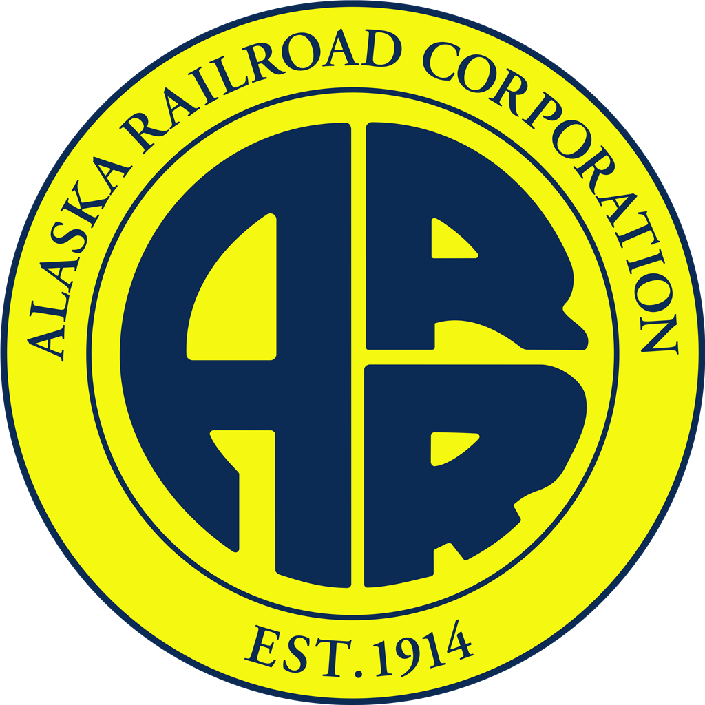Alaska Railroad logotype, transparent .png, medium, large